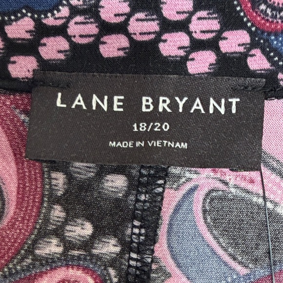 Lane Bryant Colorful Purple Stretch Workwear Top Size 18/20 - Picture 4 of 15